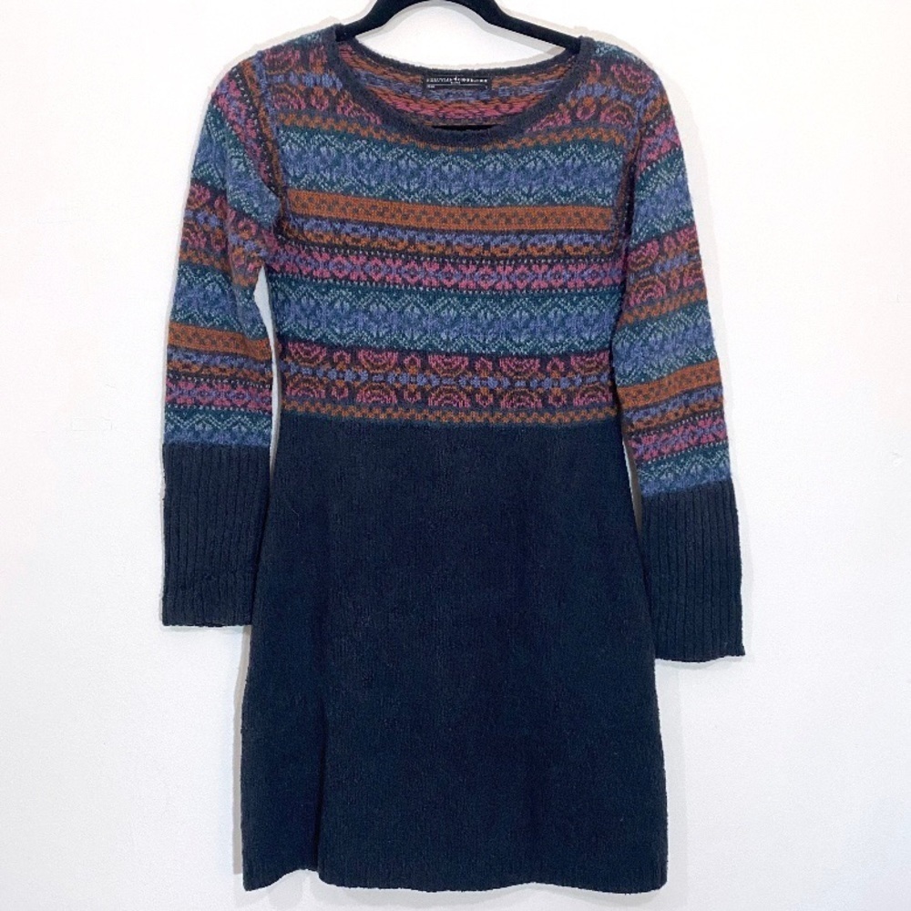 Peruvian Connection Sweater Dress Small